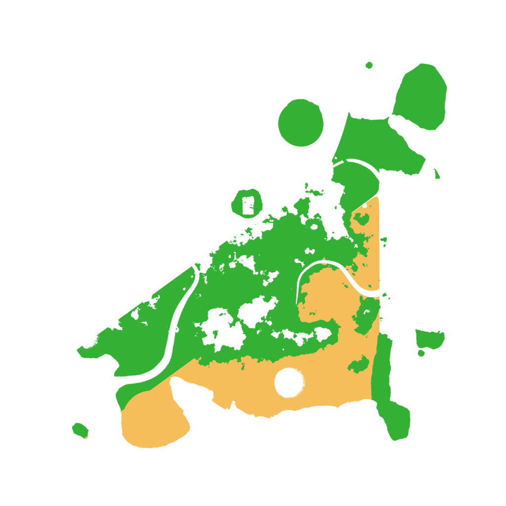 Biome Rust Map: Procedural Map, Size: 3000, Seed: 1066386594