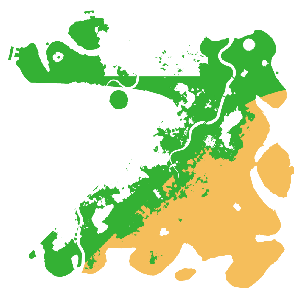 Biome Rust Map: Procedural Map, Size: 4500, Seed: 451627960
