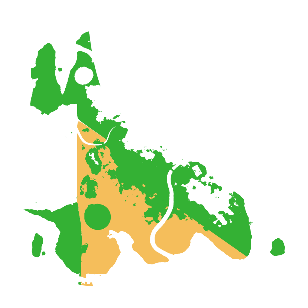 Biome Rust Map: Procedural Map, Size: 3150, Seed: 261221298