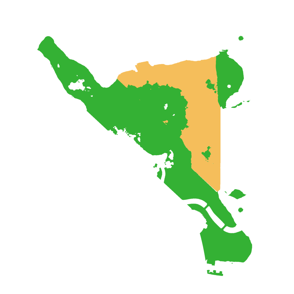 Biome Rust Map: Procedural Map, Size: 2500, Seed: 193282