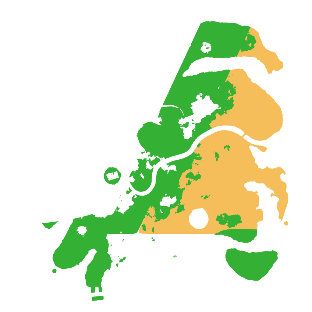 Biome Rust Map: Procedural Map, Size: 3000, Seed: 71675