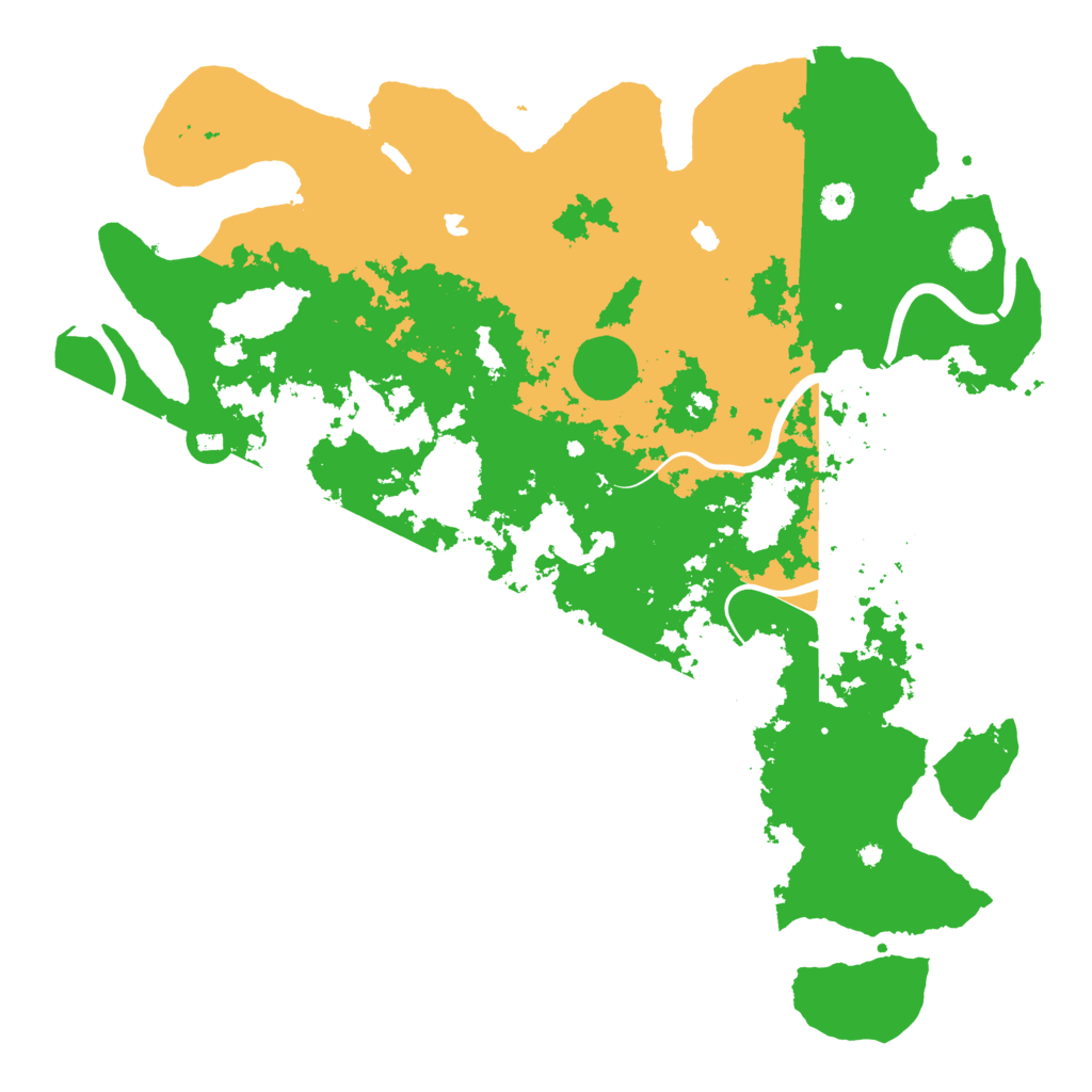 Biome Rust Map: Procedural Map, Size: 4500, Seed: 111630464