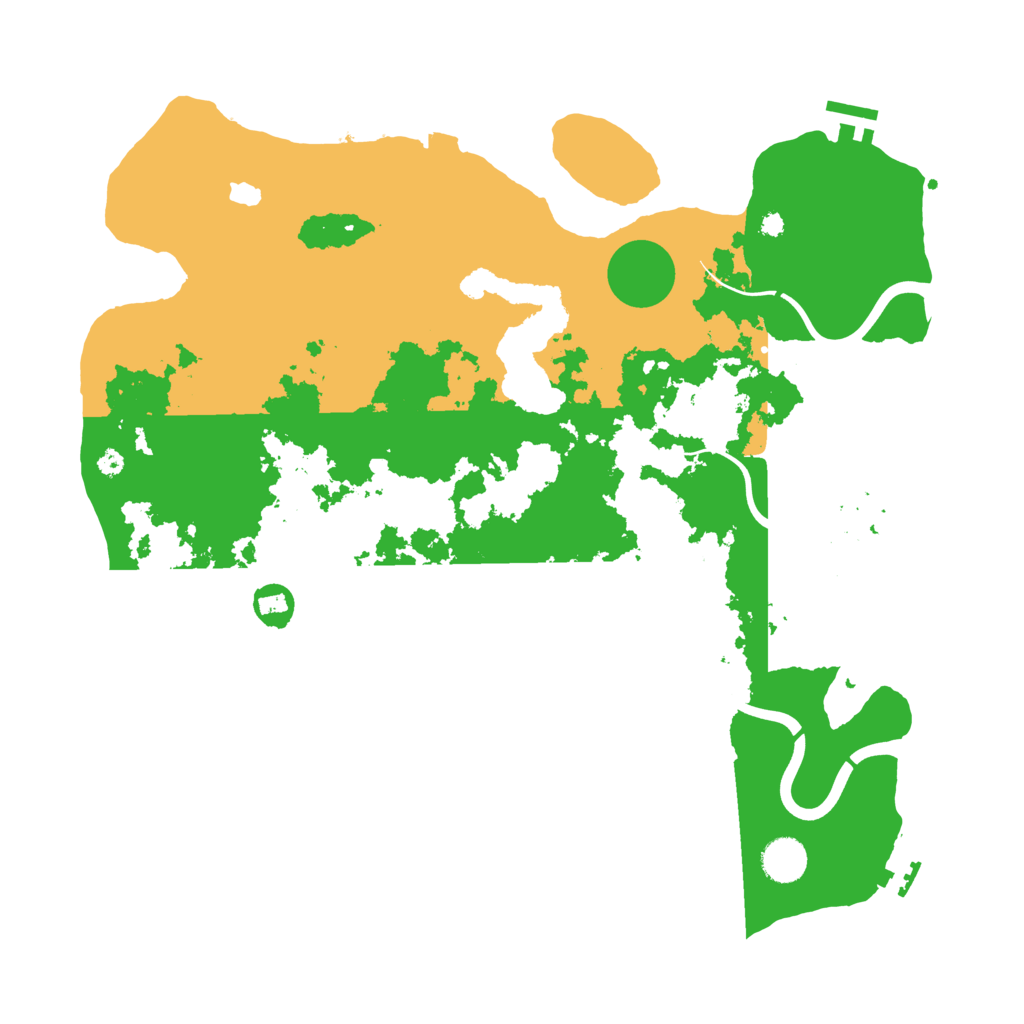 Biome Rust Map: Procedural Map, Size: 4000, Seed: 970132149