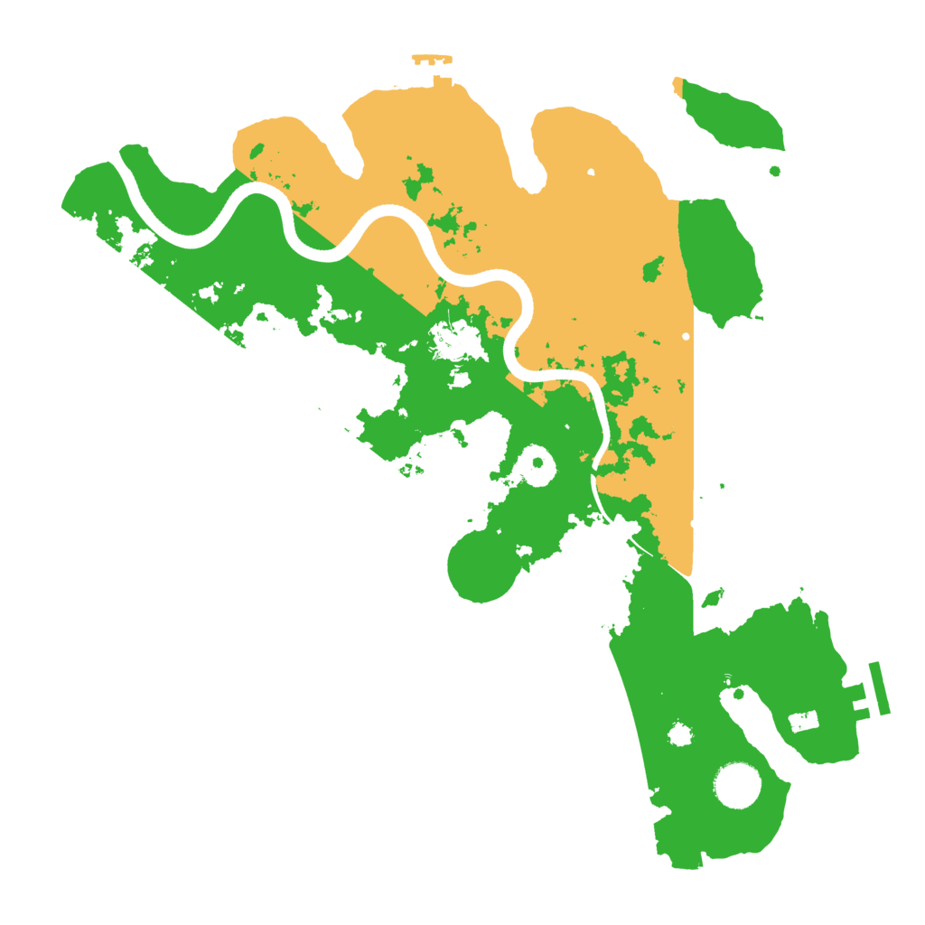 Biome Rust Map: Procedural Map, Size: 3500, Seed: 147032471