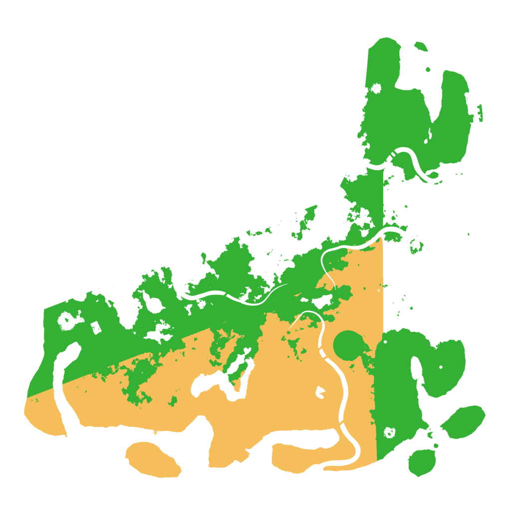 Biome Rust Map: Procedural Map, Size: 4500, Seed: 582588766