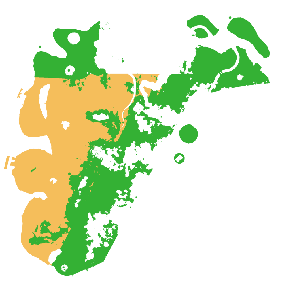 Biome Rust Map: Procedural Map, Size: 4500, Seed: 1592373578