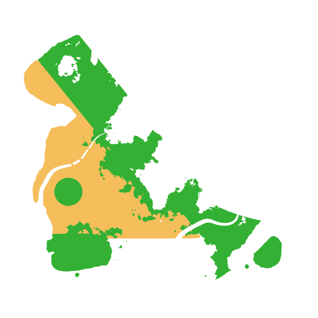 Biome Rust Map: Procedural Map, Size: 3000, Seed: 122567600