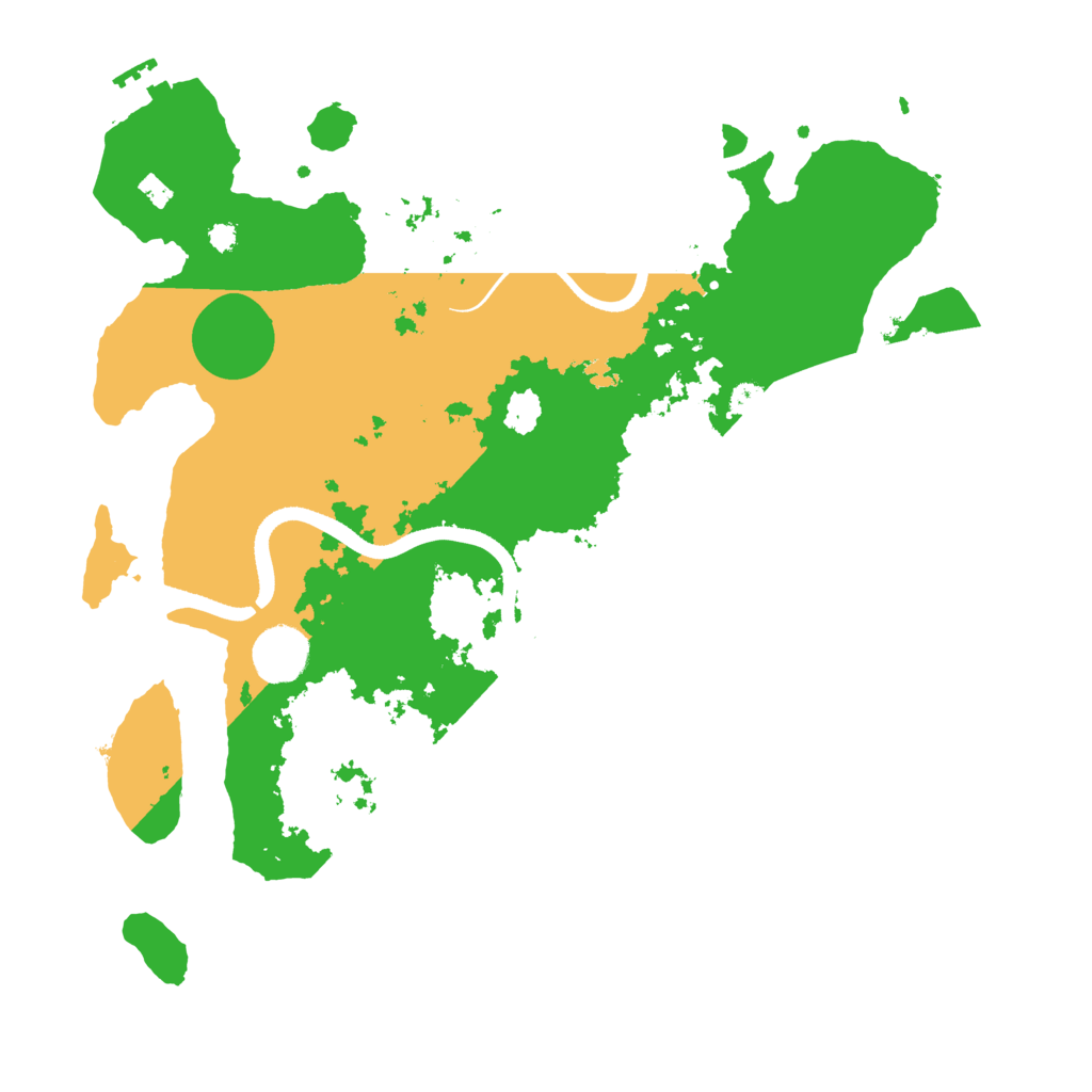 Biome Rust Map: Procedural Map, Size: 3500, Seed: 89657845