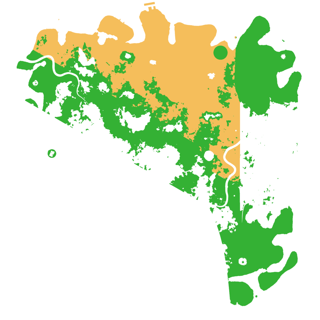 Biome Rust Map: Procedural Map, Size: 6000, Seed: 65867691