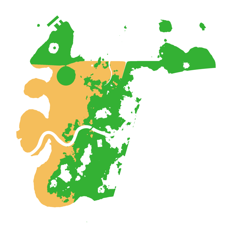 Biome Rust Map: Procedural Map, Size: 3500, Seed: 796034785