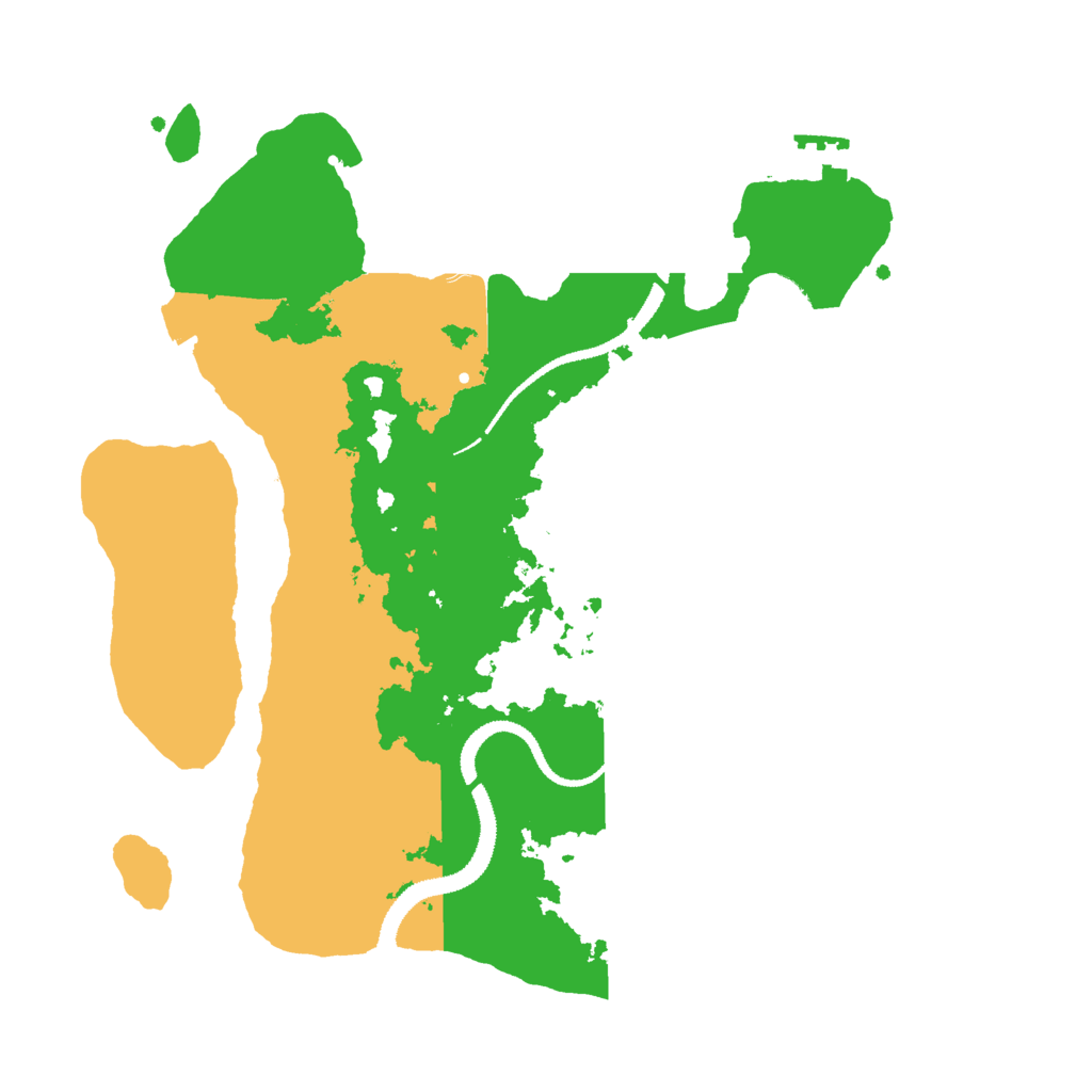 Biome Rust Map: Procedural Map, Size: 3000, Seed: 97239