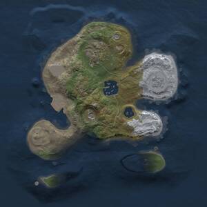 Thumbnail Rust Map: Procedural Map, Size: 2000, Seed: 583214160, 5 Monuments