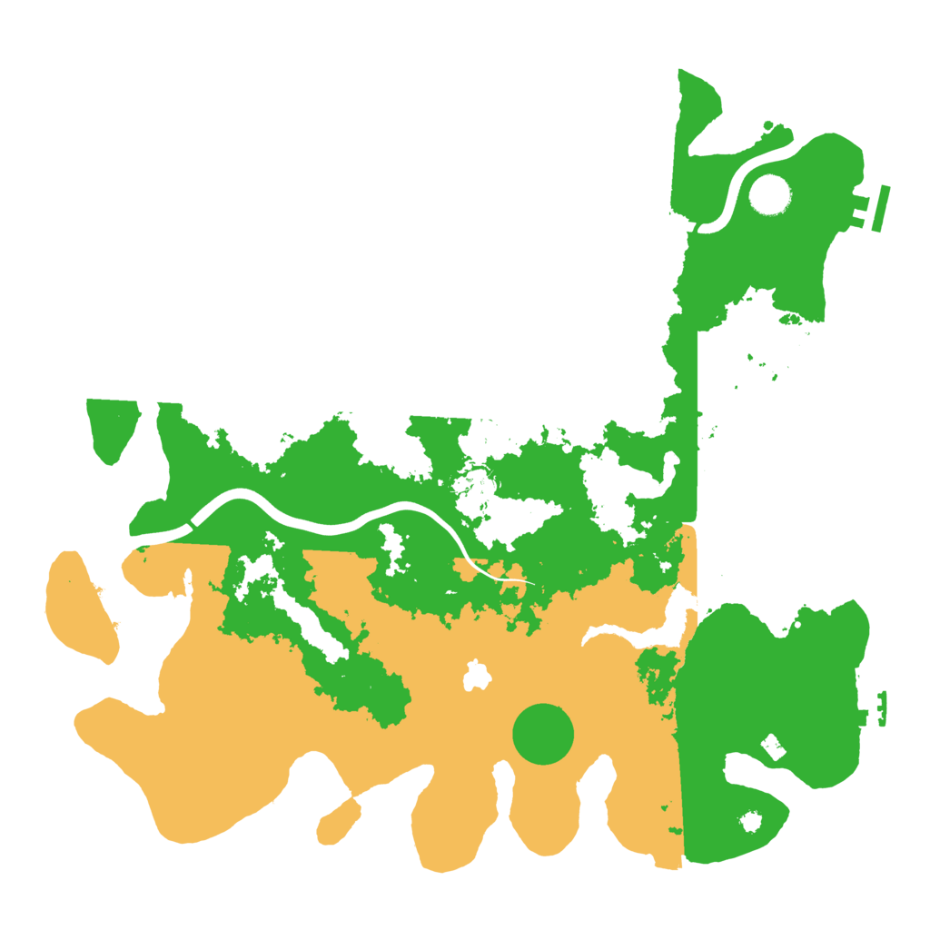 Biome Rust Map: Procedural Map, Size: 4000, Seed: 835