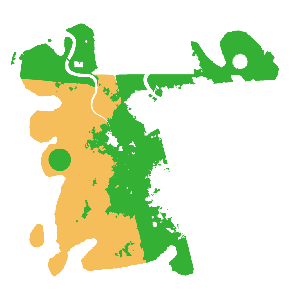 Biome Rust Map: Procedural Map, Size: 3500, Seed: 7081966