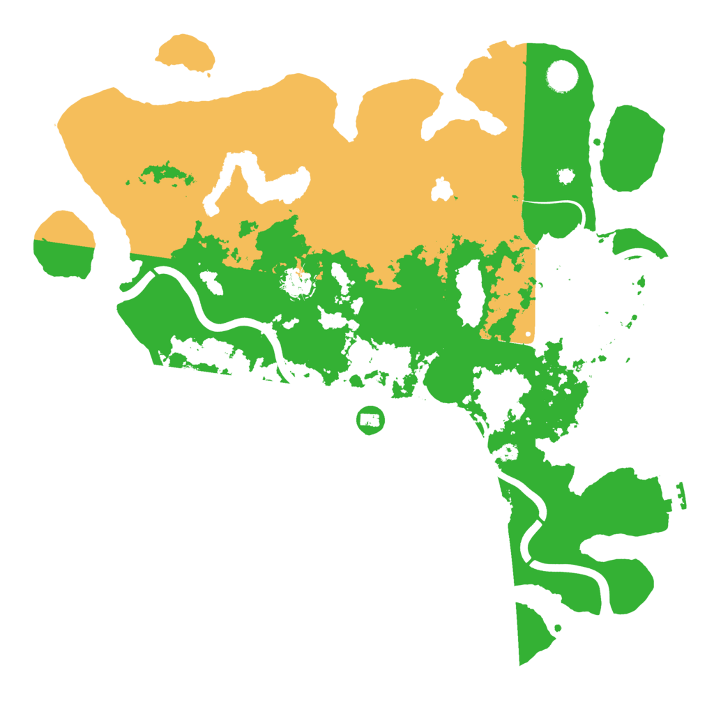 Biome Rust Map: Procedural Map, Size: 4000, Seed: 632197845