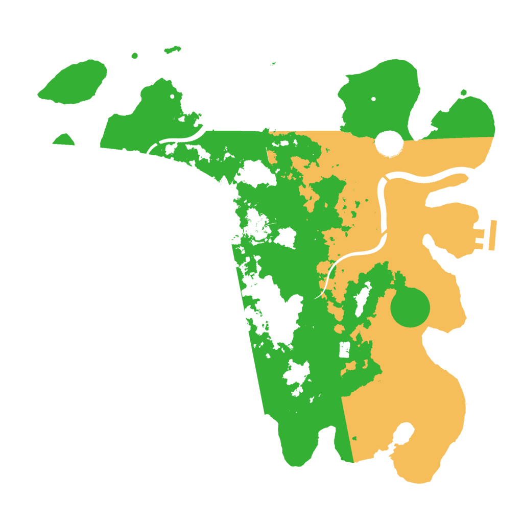 Biome Rust Map: Procedural Map, Size: 3500, Seed: 1621701254