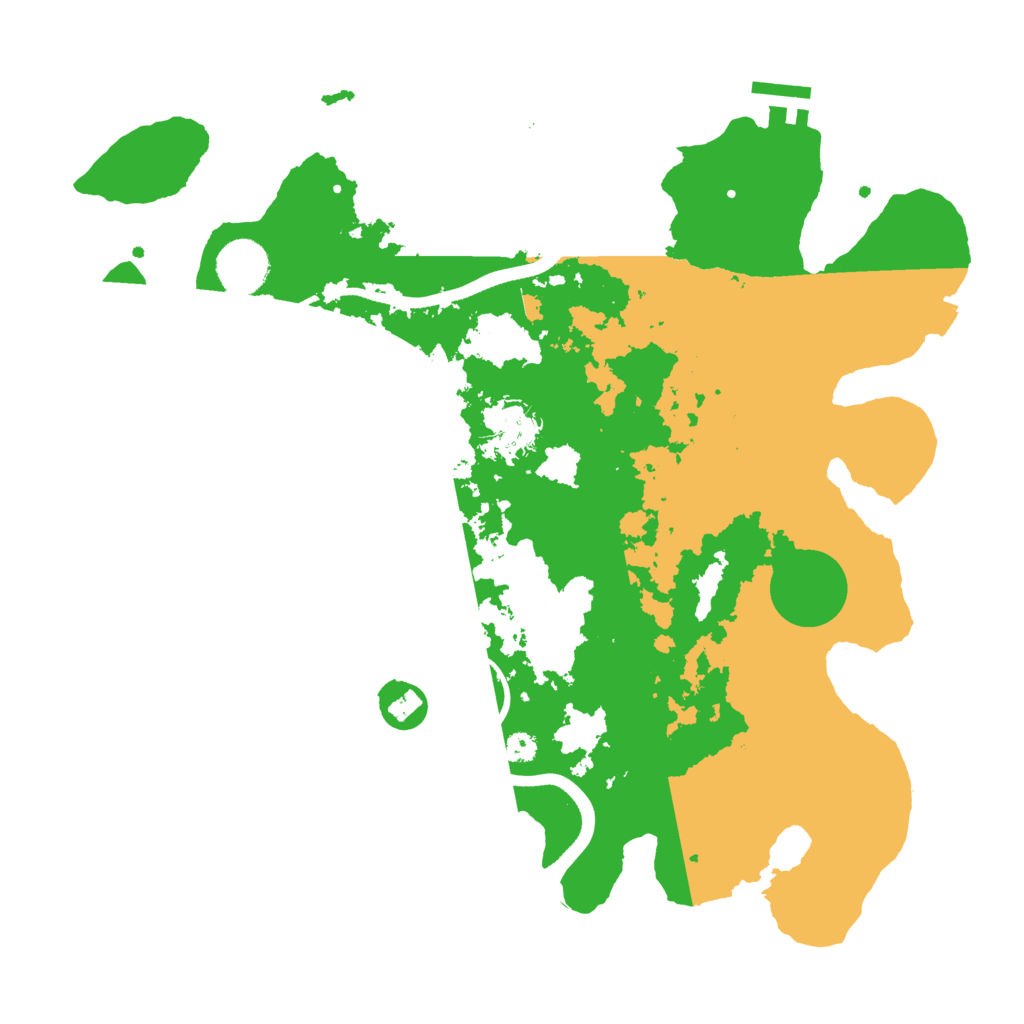 Biome Rust Map: Procedural Map, Size: 3500, Seed: 1621701254
