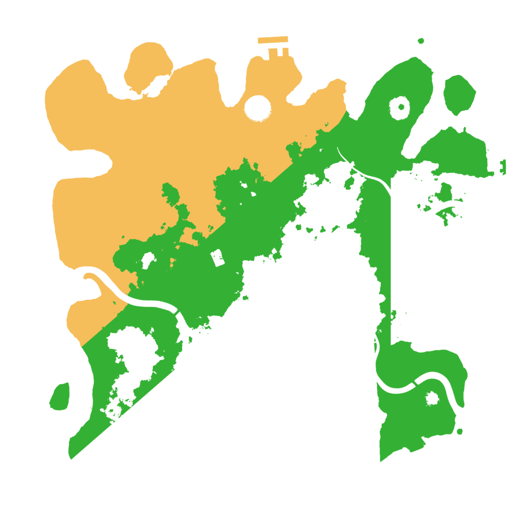 Biome Rust Map: Procedural Map, Size: 3500, Seed: 20011203