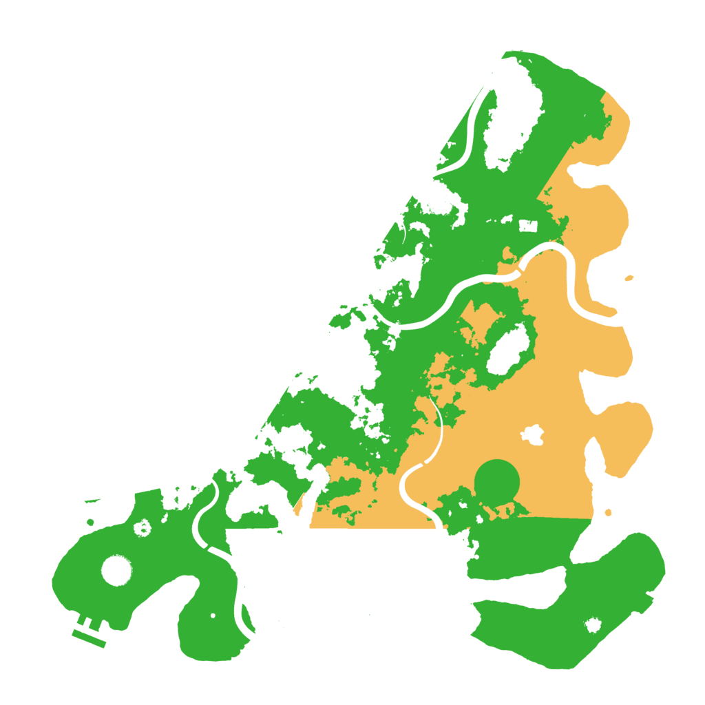 Biome Rust Map: Procedural Map, Size: 4096, Seed: 32345