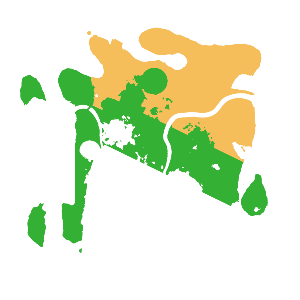 Biome Rust Map: Procedural Map, Size: 3000, Seed: 141548315