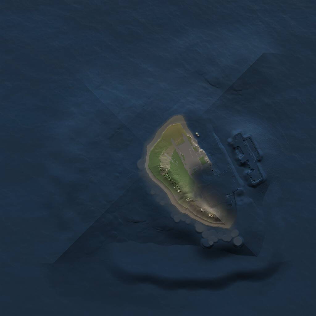 Rust Map: Procedural Map, Size: 1000, Seed: 55792057, 2 Monuments