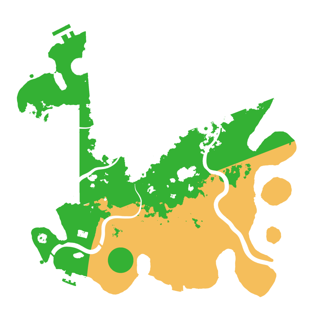 Biome Rust Map: Procedural Map, Size: 3300, Seed: 1881116746