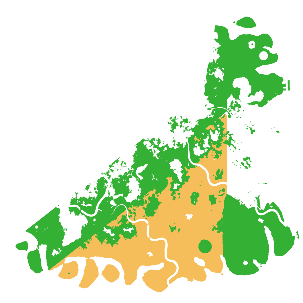 Biome Rust Map: Procedural Map, Size: 6000, Seed: 8519