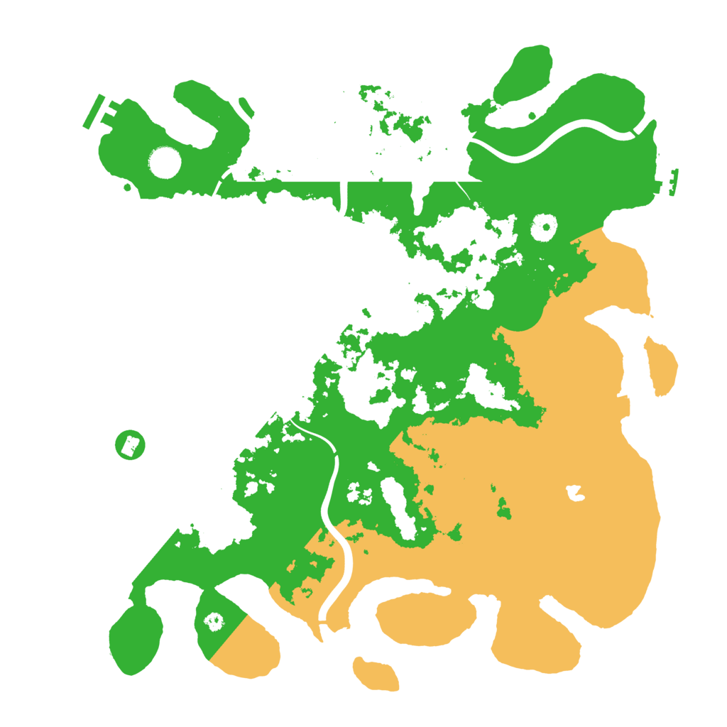 Biome Rust Map: Procedural Map, Size: 4000, Seed: 1482475