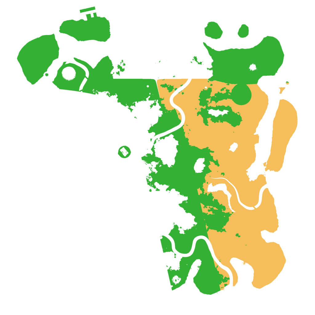 Biome Rust Map: Procedural Map, Size: 4100, Seed: 680018148