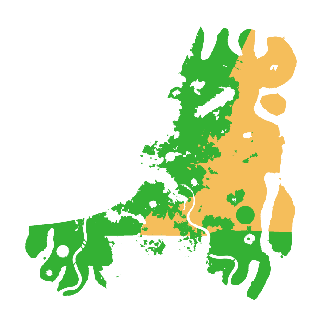 Biome Rust Map: Procedural Map, Size: 4500, Seed: 71675