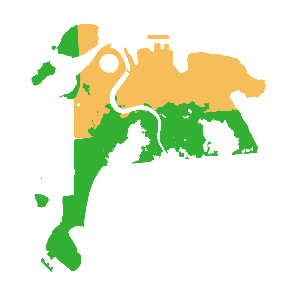 Biome Rust Map: Procedural Map, Size: 2750, Seed: 2102980278