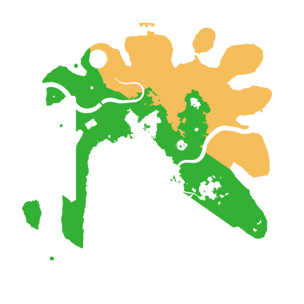 Biome Rust Map: Procedural Map, Size: 3000, Seed: 1677724139