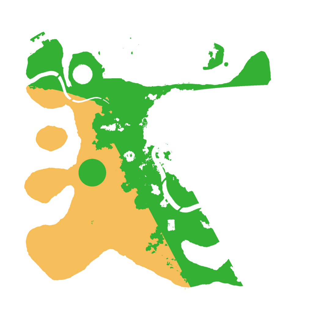 Biome Rust Map: Procedural Map, Size: 3000, Seed: 11846