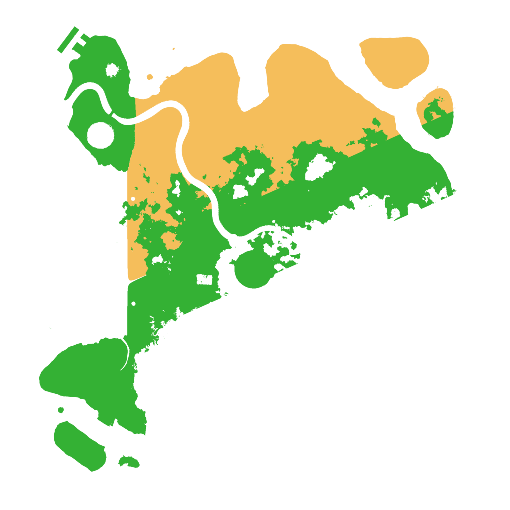 Biome Rust Map: Procedural Map, Size: 3500, Seed: 1628898280