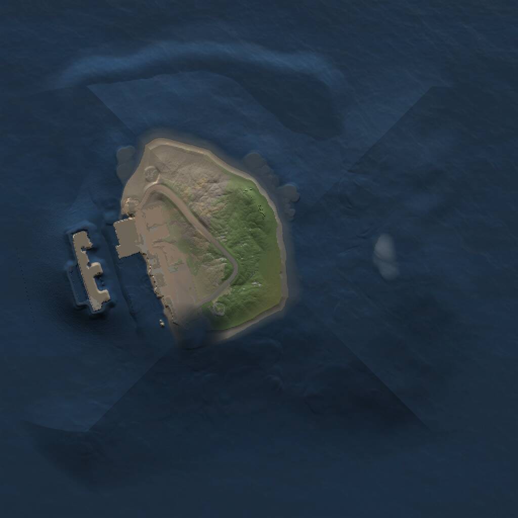 Rust Map: Procedural Map, Size: 1000, Seed: 1002, 2 Monuments