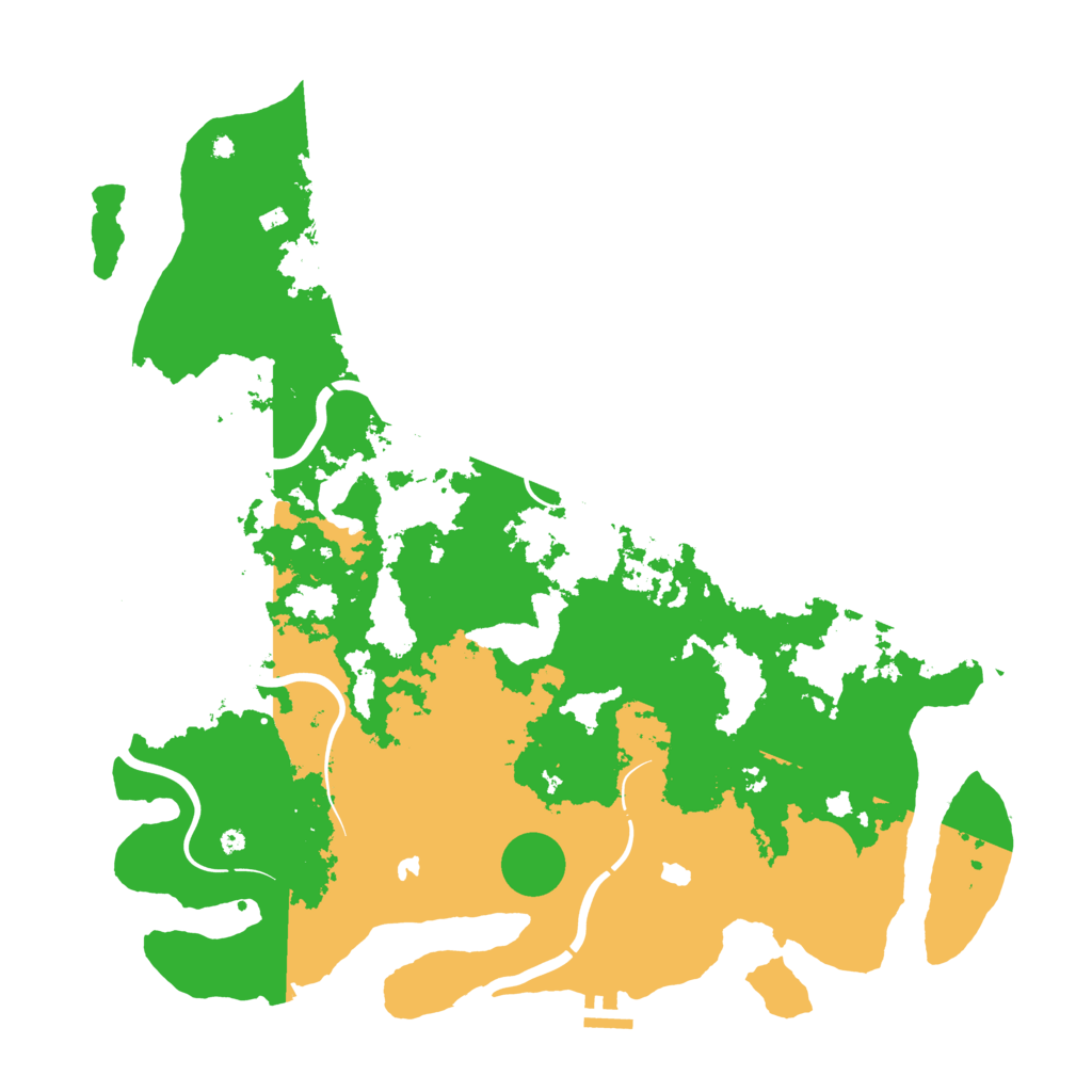 Biome Rust Map: Procedural Map, Size: 4500, Seed: 694218603