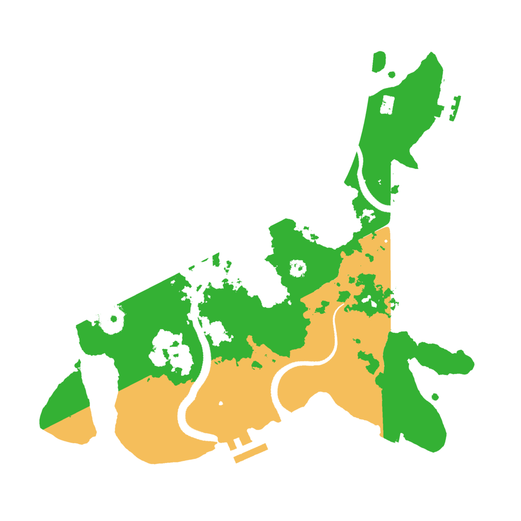 Biome Rust Map: Procedural Map, Size: 3000, Seed: 50213