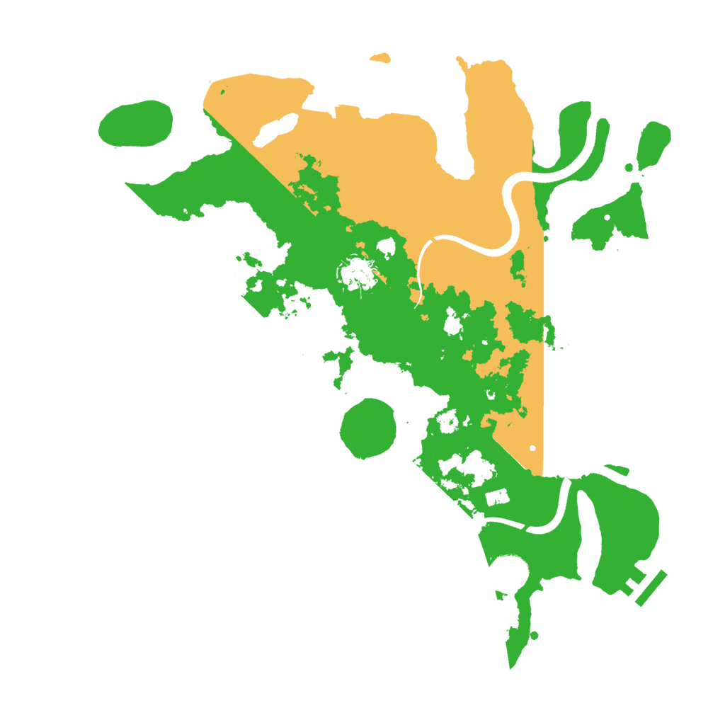 Biome Rust Map: Procedural Map, Size: 3500, Seed: 534772