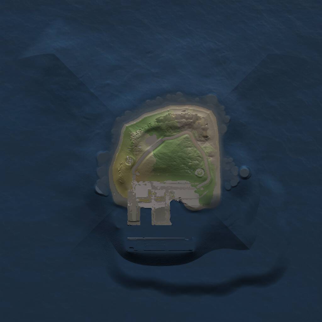 Rust Map: Procedural Map, Size: 1000, Seed: 1187198959, 2 Monuments