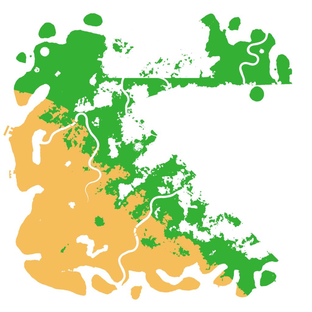 Biome Rust Map: Procedural Map, Size: 6000, Seed: 1429002363