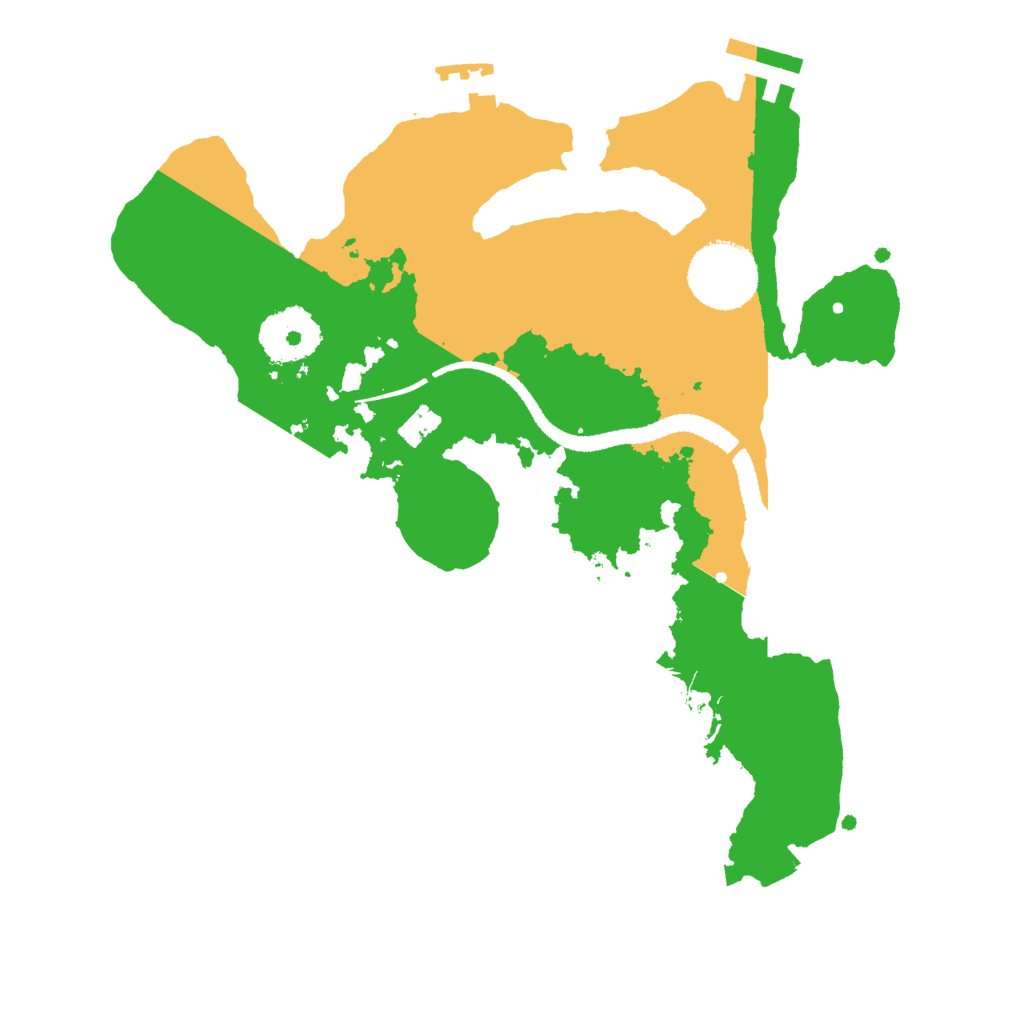 Biome Rust Map: Procedural Map, Size: 2700, Seed: 999999