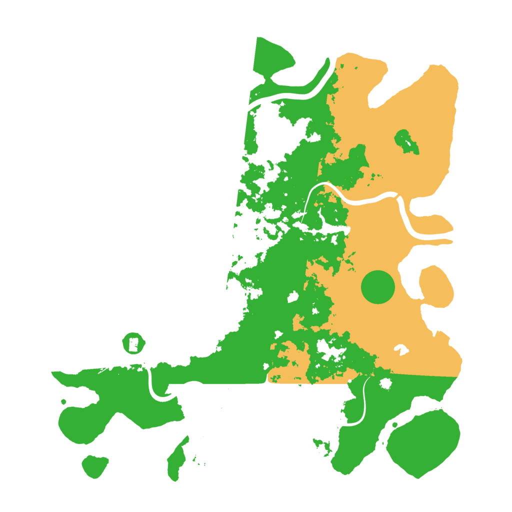 Biome Rust Map: Procedural Map, Size: 4000, Seed: 394093015