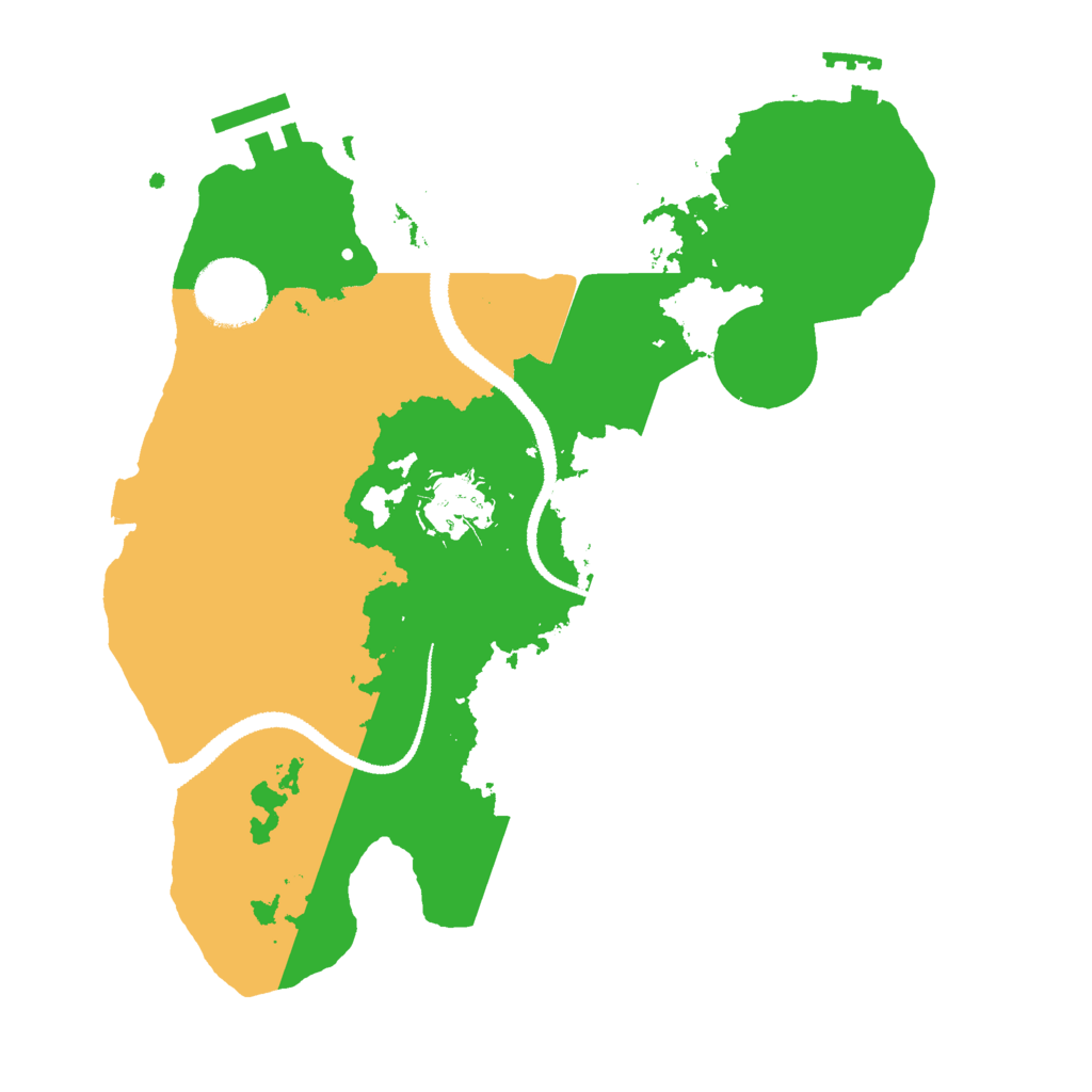 Biome Rust Map: Procedural Map, Size: 2800, Seed: 416