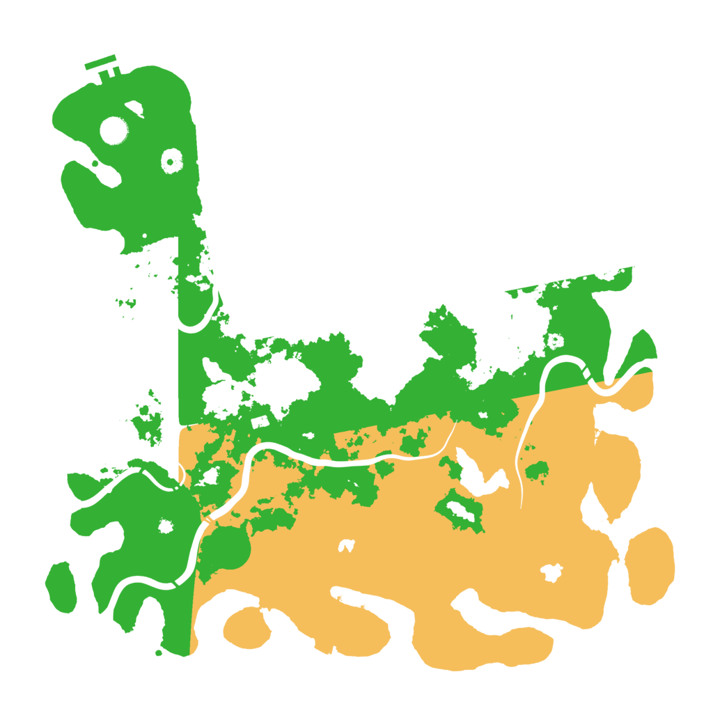 Biome Rust Map: Procedural Map, Size: 4500, Seed: 52312
