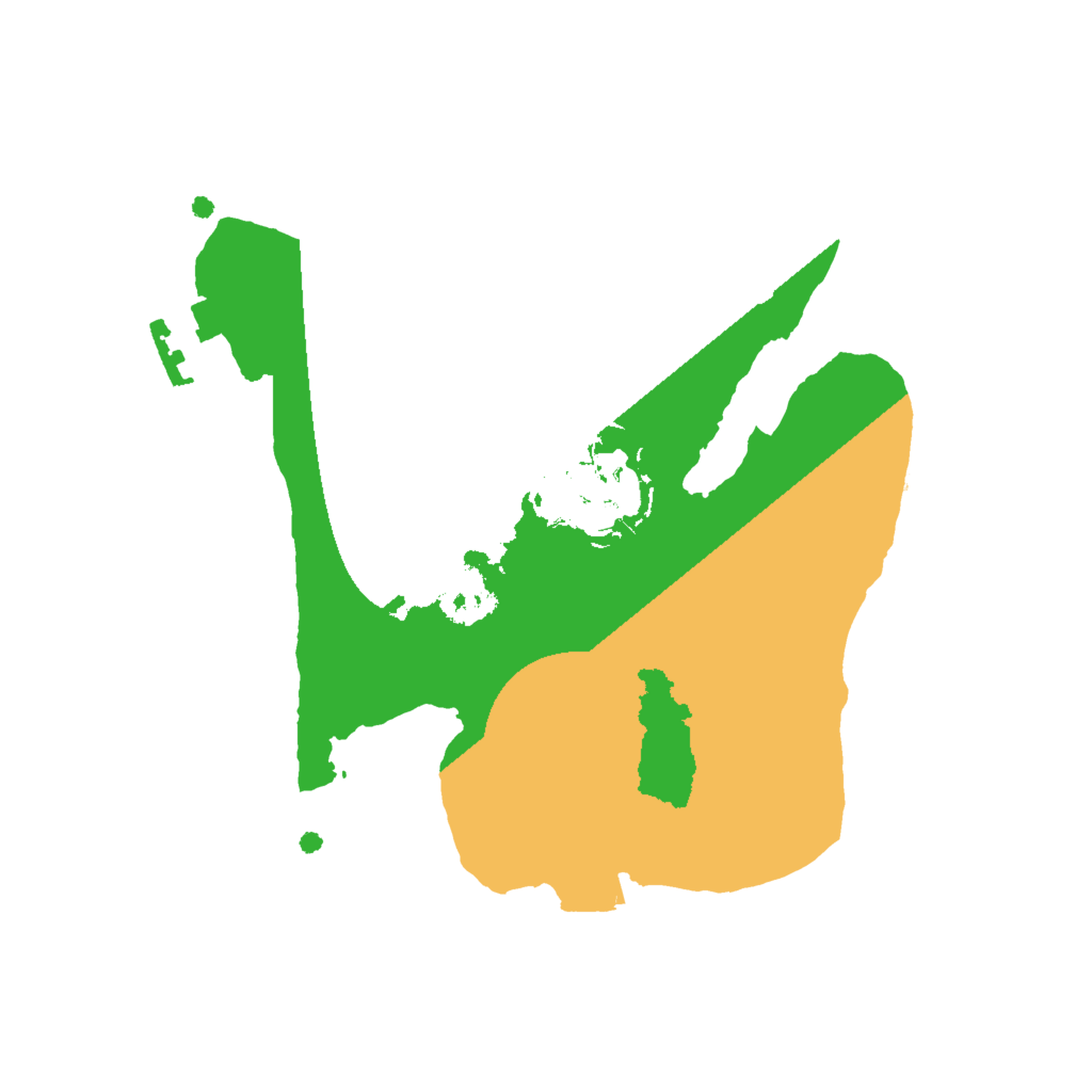 Biome Rust Map: Procedural Map, Size: 2000, Seed: 1778606835