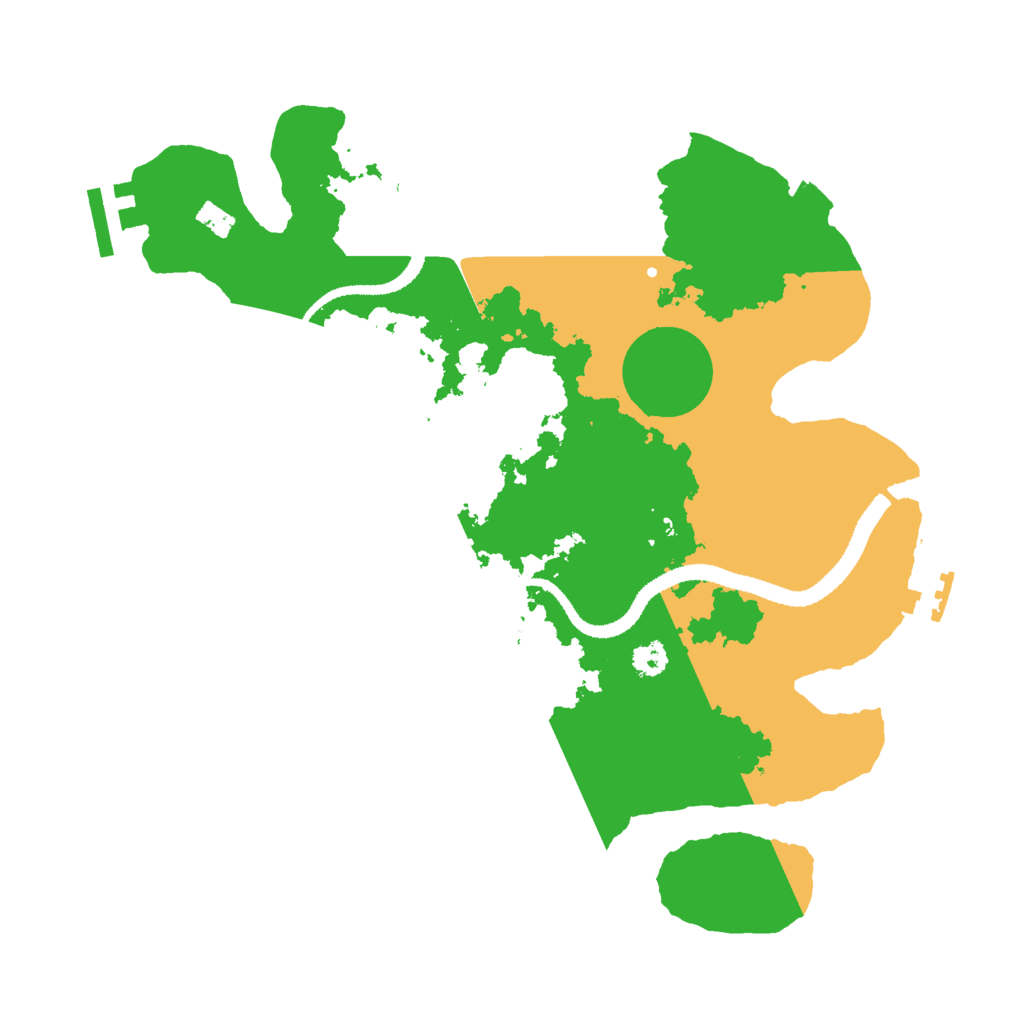 Biome Rust Map: Procedural Map, Size: 3000, Seed: 1762810458