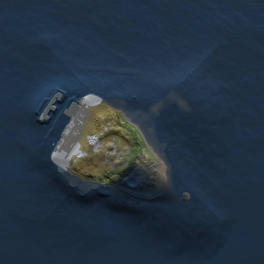 Rust Map: Procedural Map, Size: 1200, Seed: 900, 2 Monuments