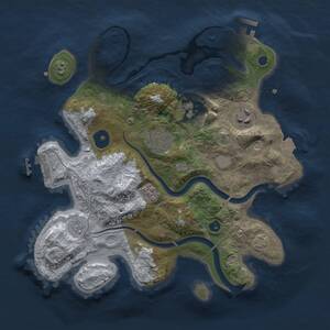 Thumbnail Rust Map: Procedural Map, Size: 2900, Seed: 56753, 10 Monuments