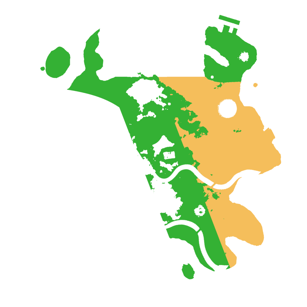 Biome Rust Map: Procedural Map, Size: 2900, Seed: 56753