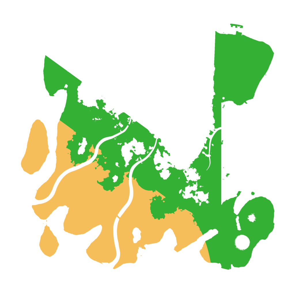 Biome Rust Map: Procedural Map, Size: 3500, Seed: 1925284412